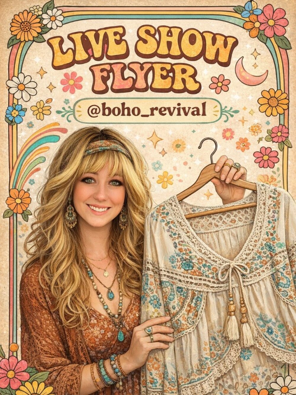 BOHO_REVIVAL IS LIVE! Live Show Notification